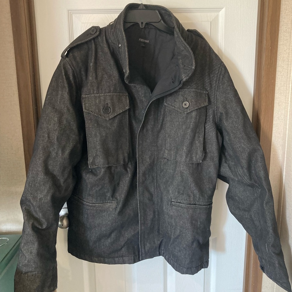 Freshjive Men's Charcoal Jacket Large
